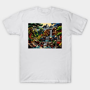 Waterfall In Japan T-Shirt